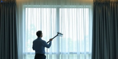 Commercial curtain stain removal service woodbine-nsw hotels offices restaurants